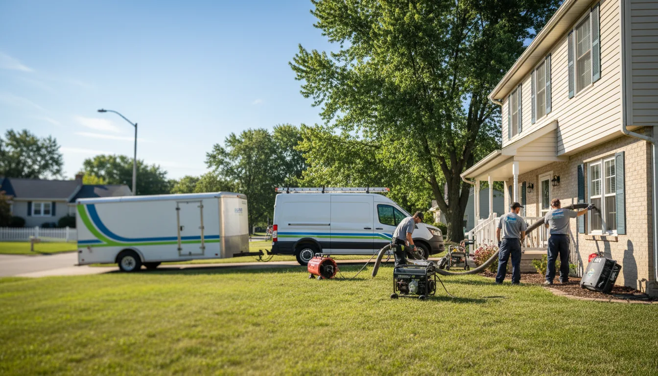 Flooded Basement Restoration And Cleanup With Repair in Menomonee Falls, WI near me